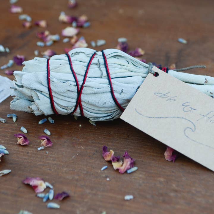 Ebb & Flow - Wholesale Smudge Stick - White Sage Smudge Wand - Small3