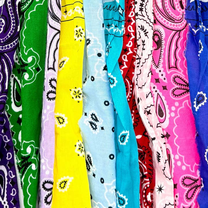 Sarahndipity Shop - Wholesale Bandana - Women's - Bandana Wrap with BIG or LIL Acrylic Slide8