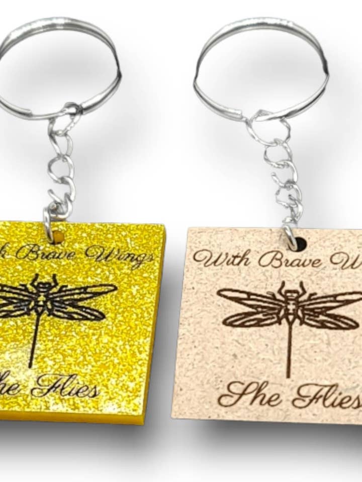 Dragonfly Keychains for wholesale by Kristi's Keepsakes