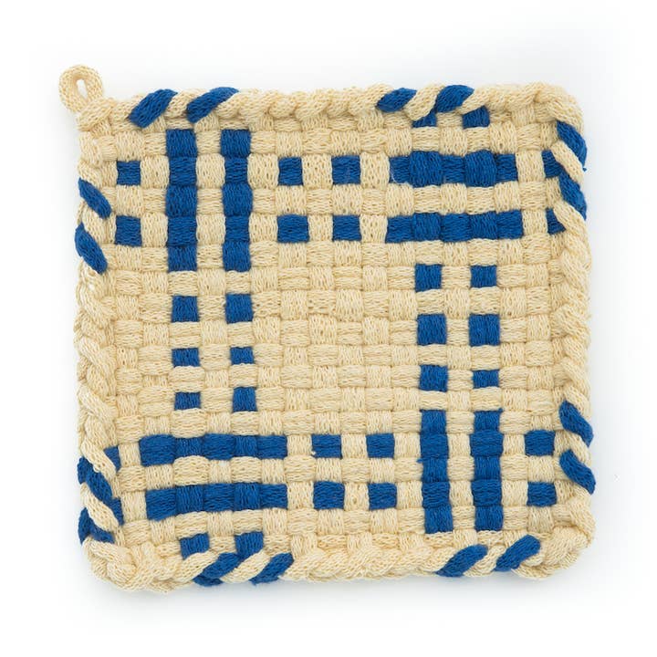 Kate Kilmurray - Wholesale Oven Mitt/Pot Holder - Seaside Collection in Daffodil and Blue