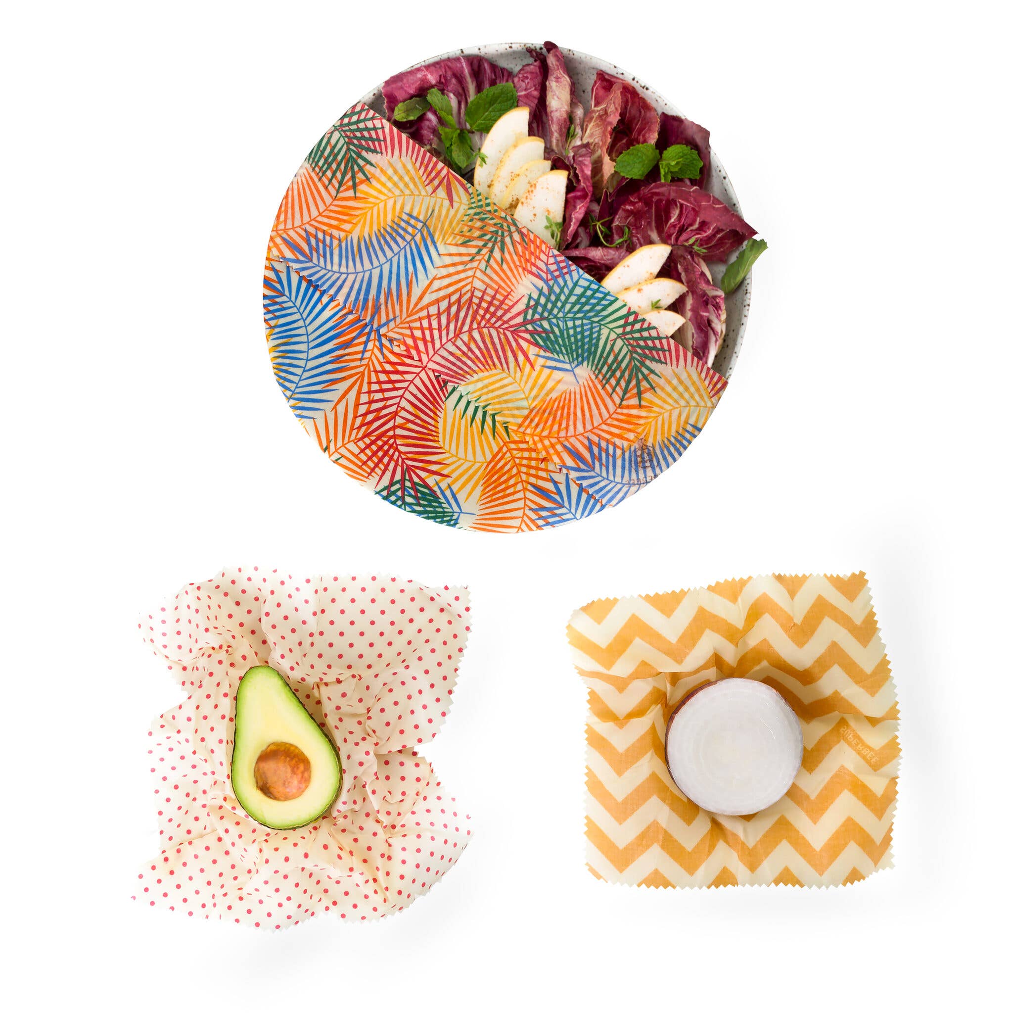 SuperBee - Eco Living Made Easy – Wrap/saco para armazenar alimentos por atacado – Caixa com 20 embalagens alimentares de cera de abelha “Beeginner” em 3 tamanhos9