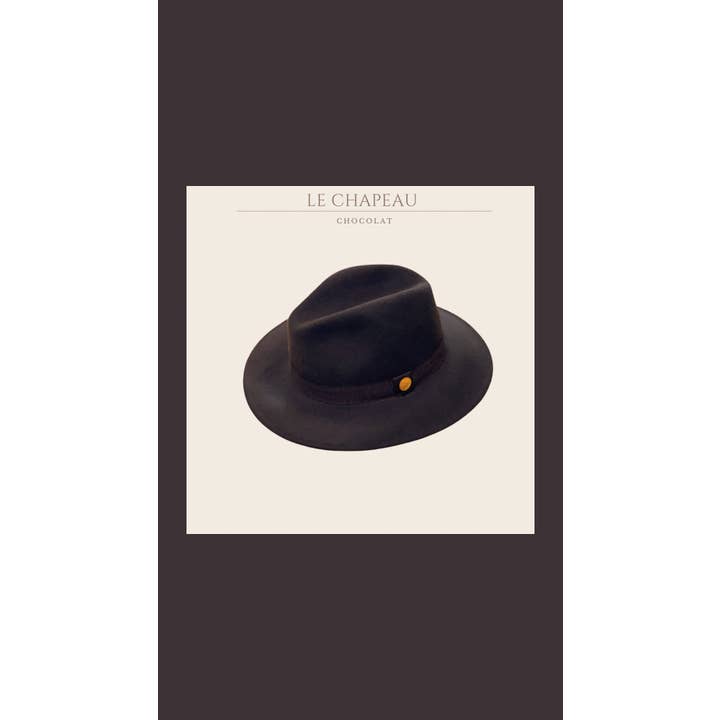 Maison Amour – wholesale Fedora - Dam – Choklad Hat