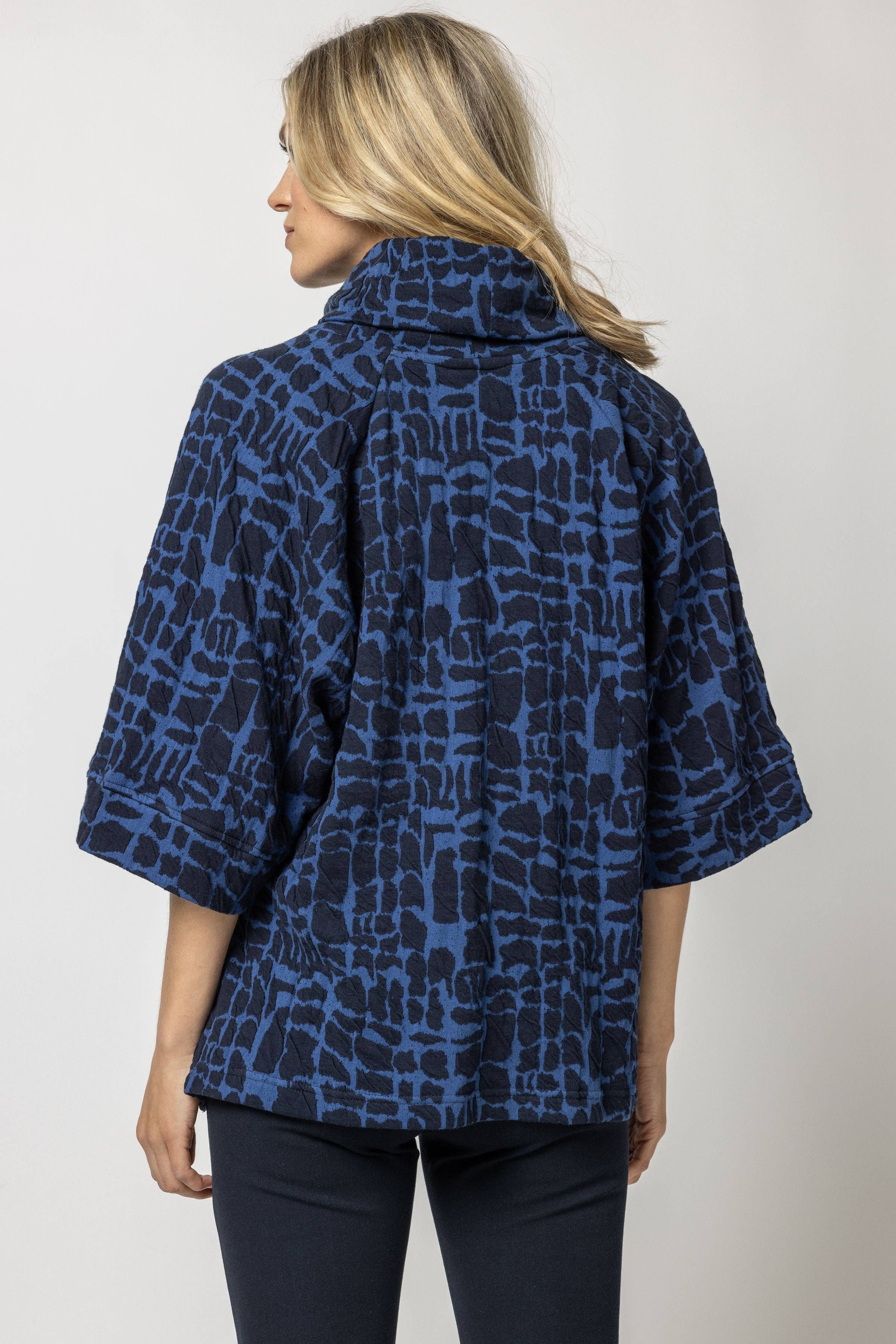 Komil - Wholesale Blouse - Women's - Metro Weave Cowl Top1