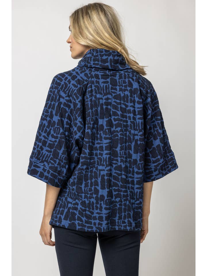 Komil - Wholesale Blouse - Women's - Metro Weave Cowl Top1