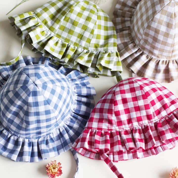 Milk Teeth Clothing - Wholesale Sun Hat - Kids - Baby & Toddler Frill Sun Hat