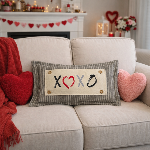 PillowPanels - Wholesale Throw/Decorative Pillow - CHARCOAL/CREAM STRIPES:  PILLOW ONLY (with insert) 6