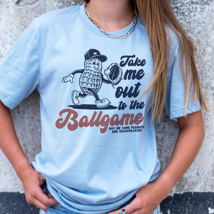 Par.tees by Party On! - Wholesale T-Shirt (Graphic) - Women's - Vintage Baseball Ballpark Sports Mom Game Day Graphic Tee3