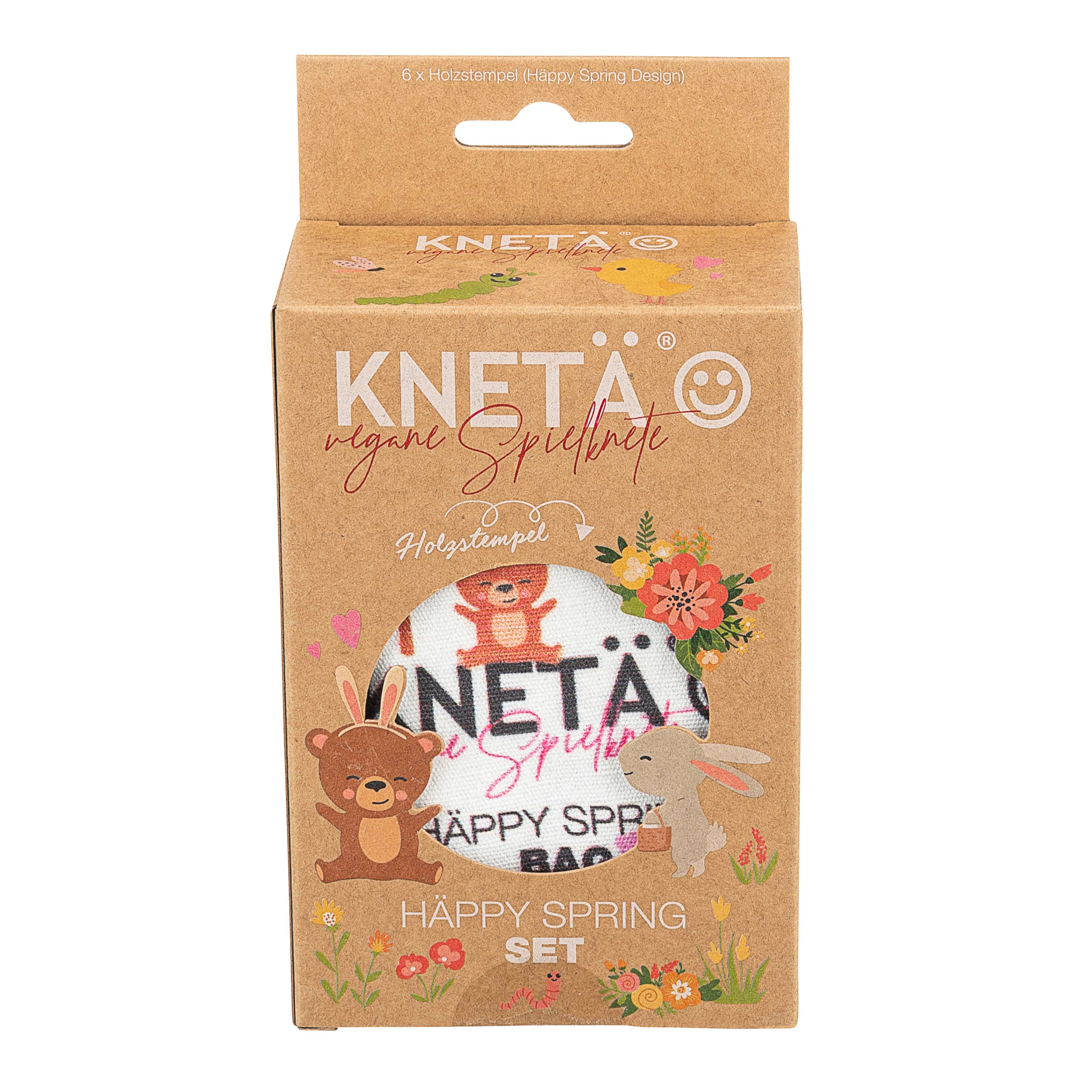 KNETÄ GmbH - Vendita all'ingrosso Giocattolo in legno - Bambini - Set di timbri in legno KNETÄ® *HÄPPY SPRING*3