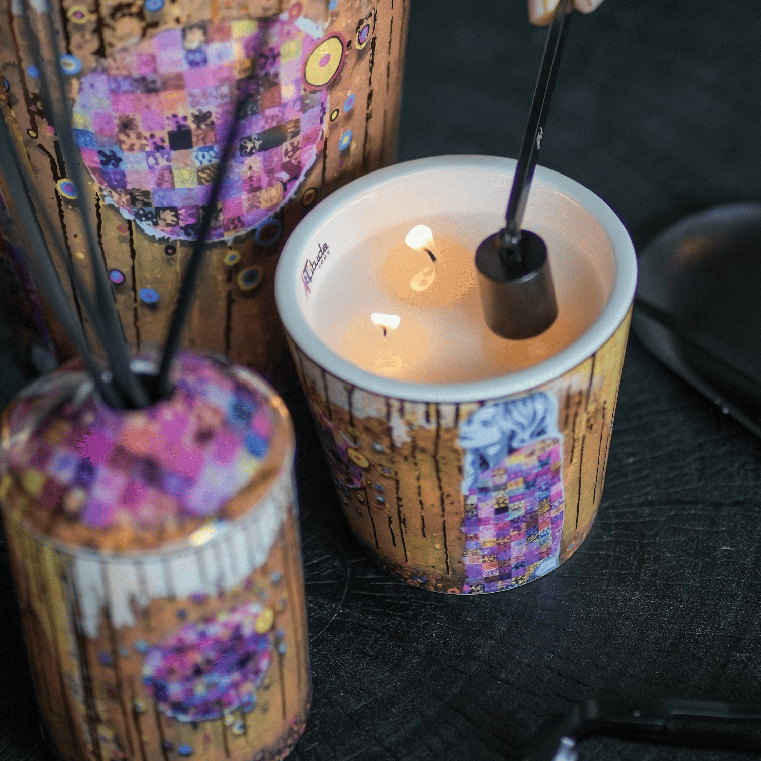 ARTITUDE HOME - Wholesale Jar/Filled Candle - Ceremic Candle Holder 24cm5