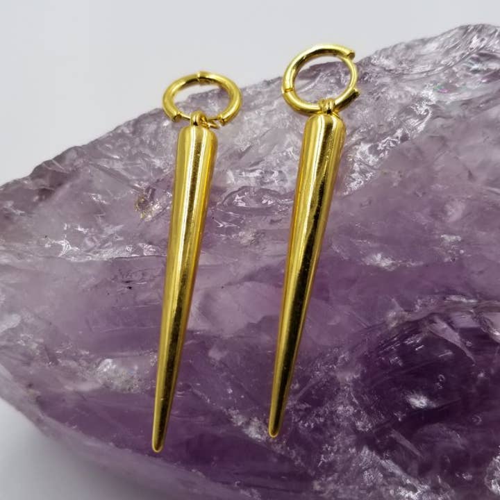 Gold Plated Casing Earrings for wholesale by magnolia jewelry
