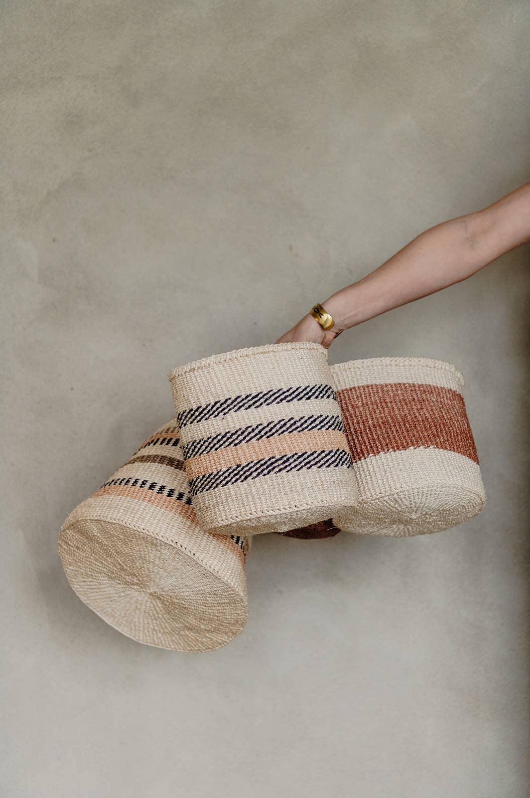 Crafts by Solid - Wholesale Basket - Handwoven Sisal Baskets - Natural Hues - XXS - XXL61