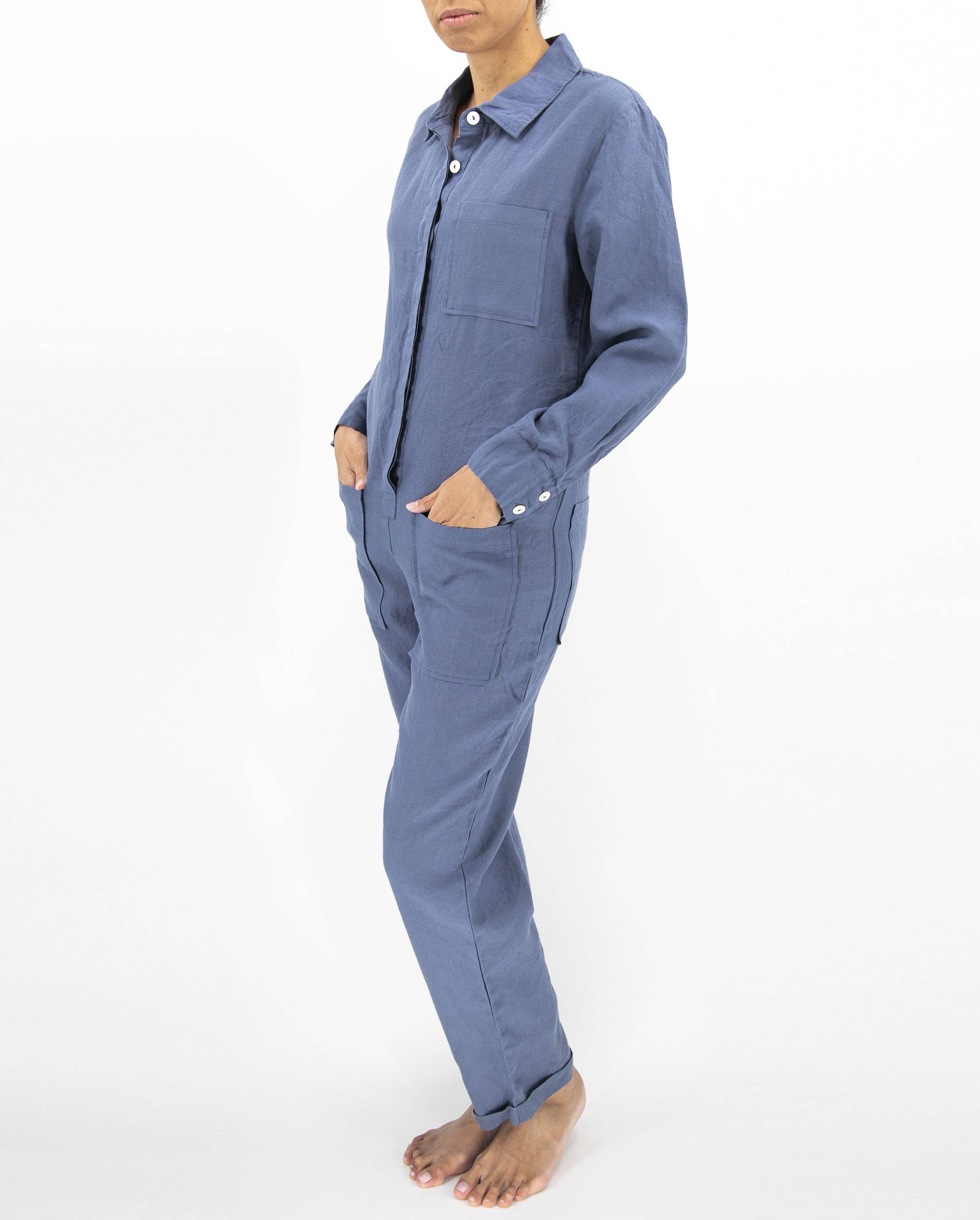 Sunday Morning - Wholesale Jumpsuit - Women's - Isabelle Linen Jumpsuit8