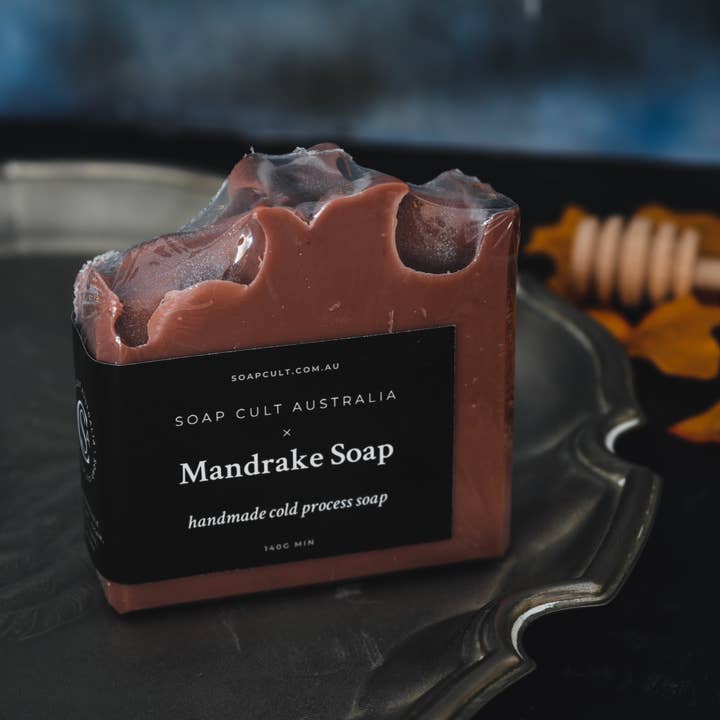 Mandrake Body Soap | Bergamot, Leather, Cedar, White Florals for wholesale by Soap Cult Australia