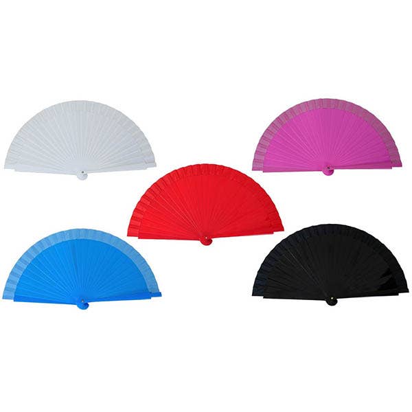 Surtido Abanico Acrilico Liso Color para venta al por mayor de JUMI