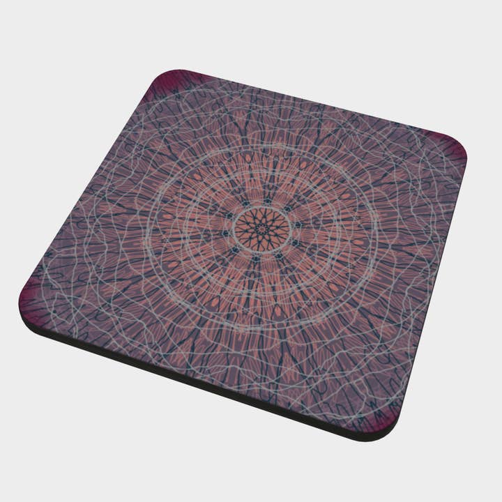Coasters | Meditative Mandala for wholesale by Creative Artifacts HQ