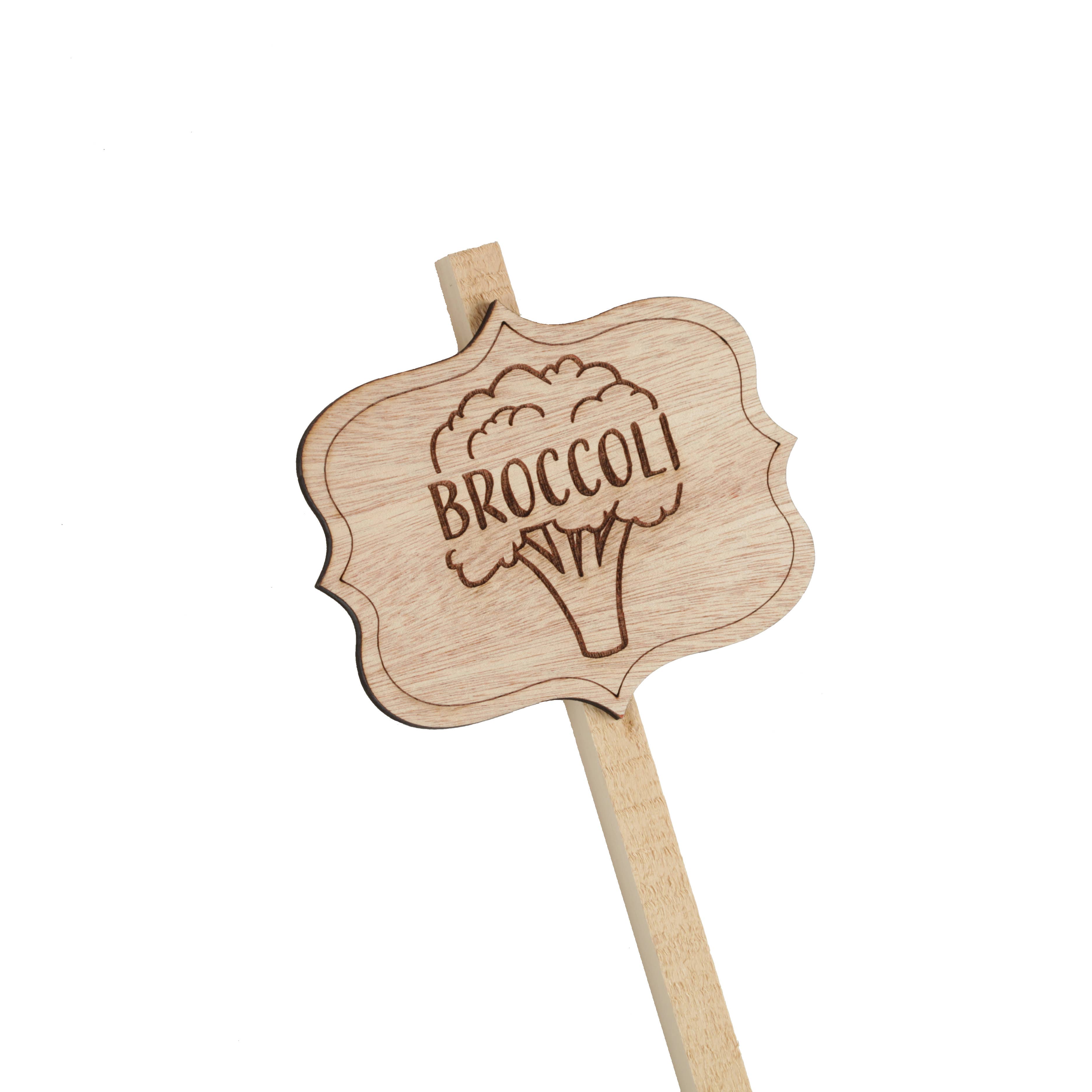 Works of Heart - Wholesale Garden/Lawn Stake - Vegetable Wood Garden Markers10