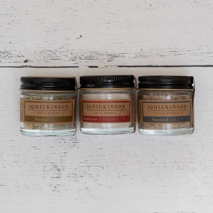 1 oz Jars of Salt for wholesale by J.Q. Dickinson Appalachian Mercantile