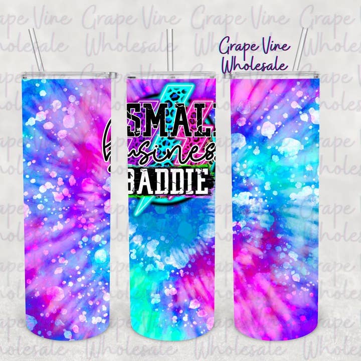 Små virksomhed Baddie Candyfloss Eksplosion 20oz Tumbler for engroshandel hos GrapeVineWholesale