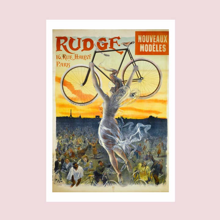 Rudge vintage print voor Franse fietsen voor wholesale door Holland Road Prints
