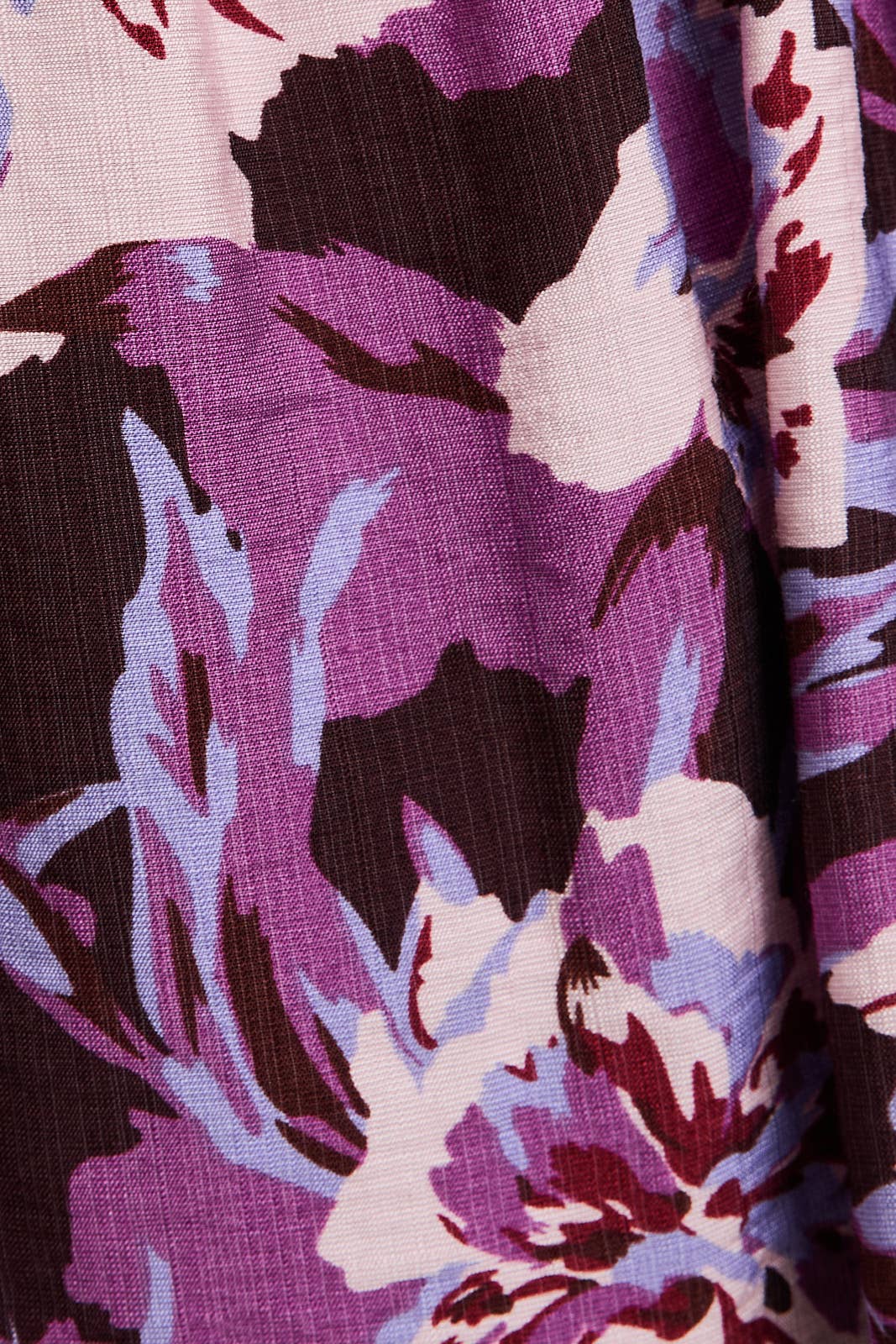 LAVENDER MULTI MOCK NECK FRONT TIE LONG SLEEVE TOP for wholesale on Faire6