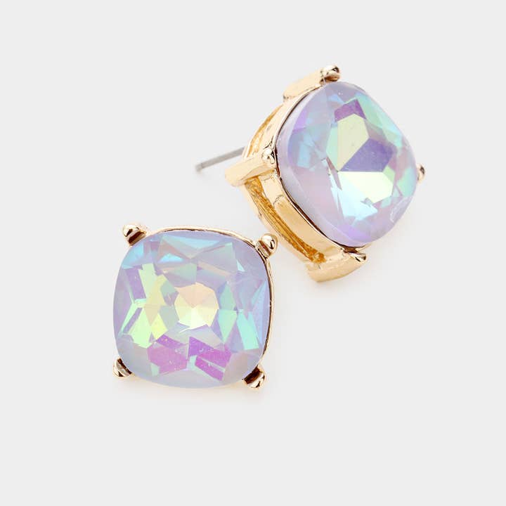 Sensibling Corp. – Brincos de pino por atacado – Brincos de pedra quadrada26