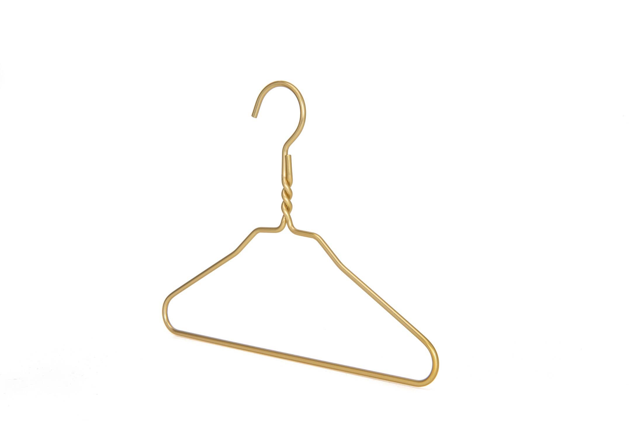 PL032 - Kids Plastic Hanger Swivel Hook, Chrome Hook, White
