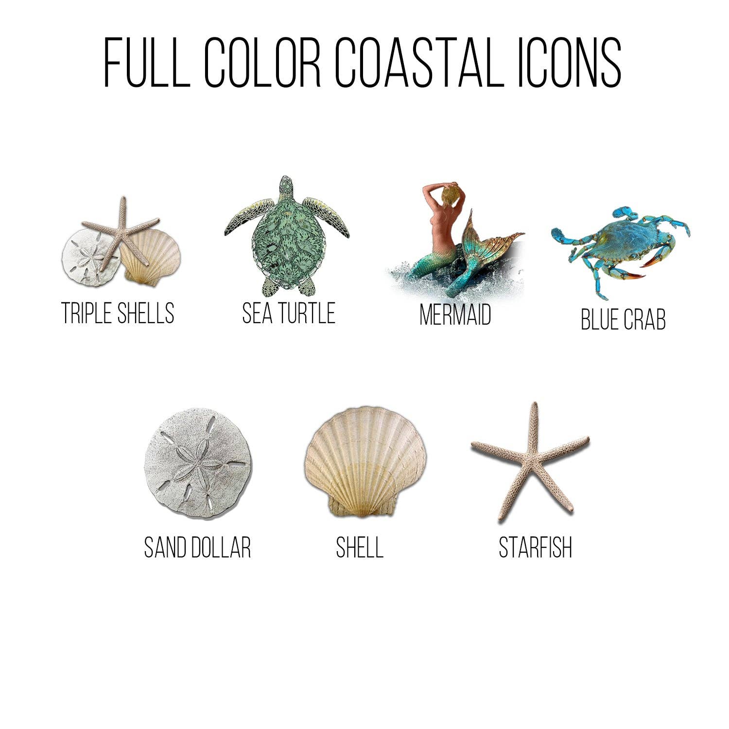 Mill Wood Art - Wholesale Coasters - Customizable Coastal Whitewash | Drink Coaster2