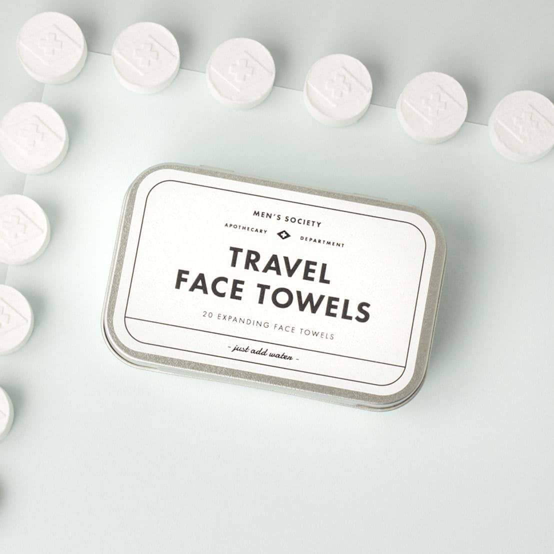 face towel in tablet form