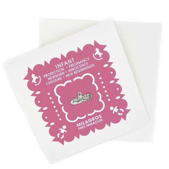 INFANT Milagro Notecard for wholesale by Satuit Trading Company