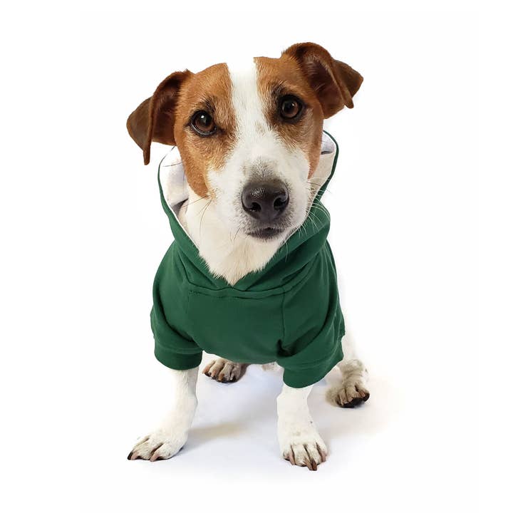 Dog Hoodie - Forest Green for wholesale by DJANGO