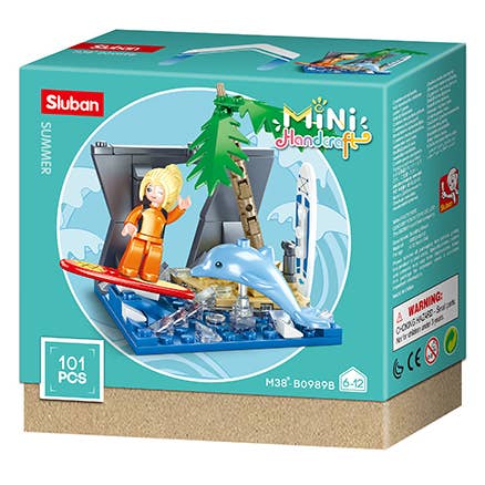 Texas Toy Distribution - Wholesale Building Set - Kids - Mini Handicraft Four Seasons Building Brick Display Set9