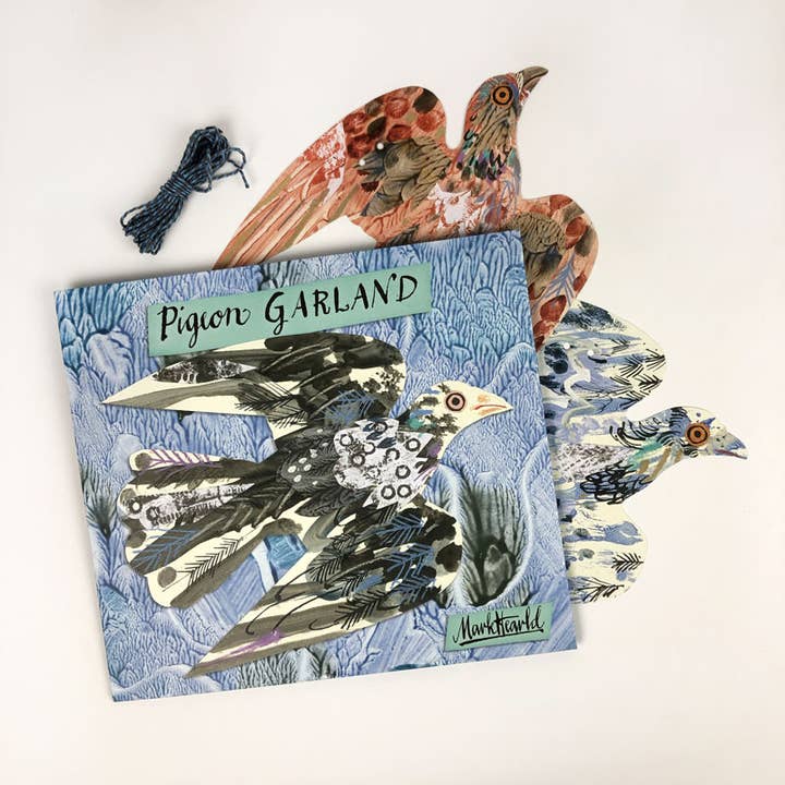 Art Angels - Wholesale Bunting/Garland - Pigeon Garland - Mark Hearld