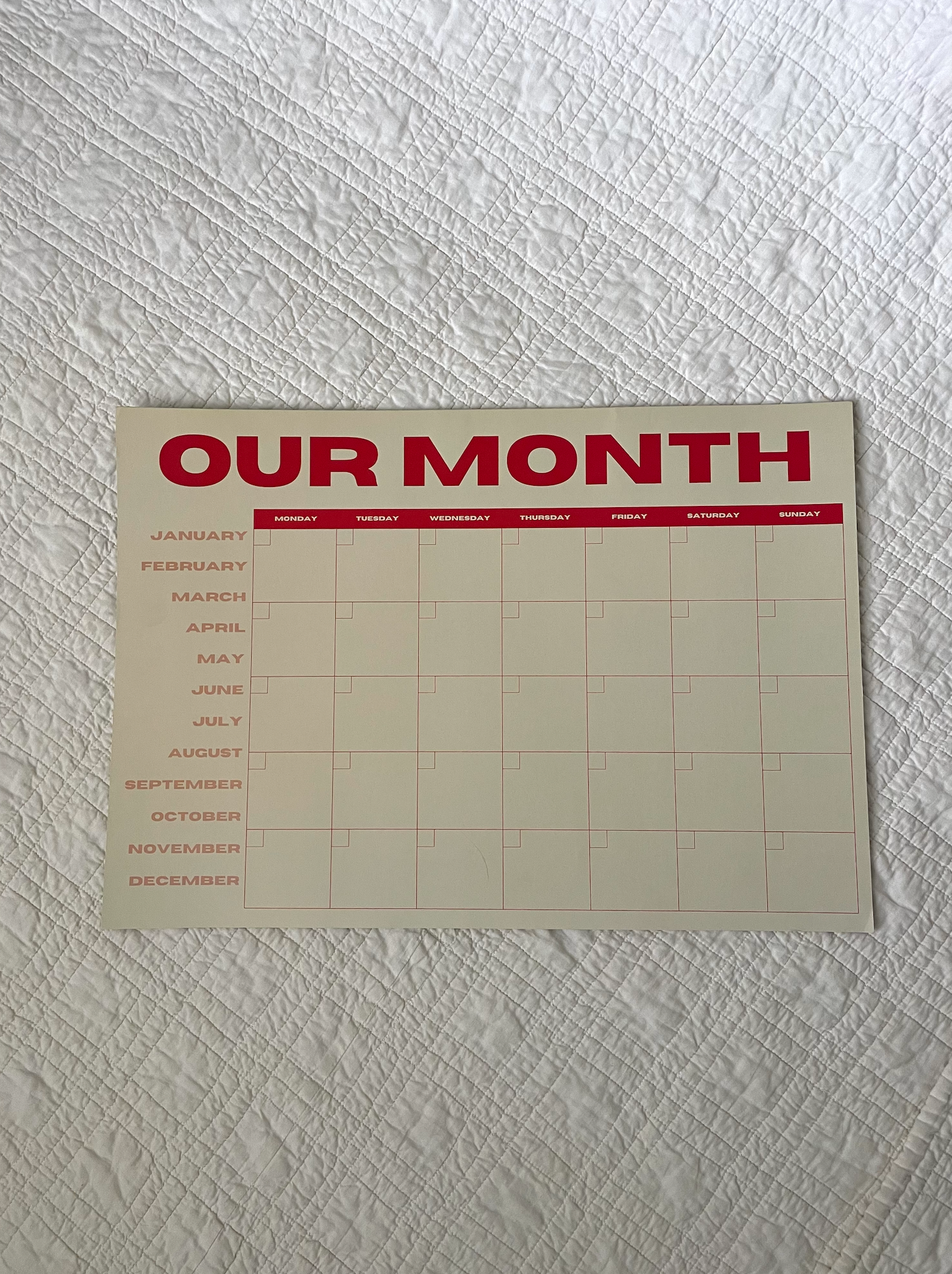 Sonderhaus – Engroshandel Planner – Vores månedsplanlæggerblok0