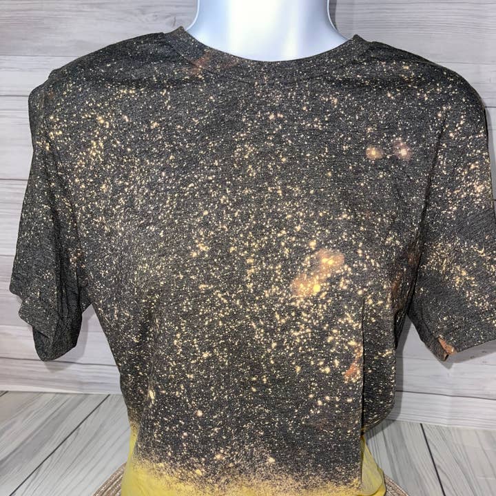 Tie dye ombré bleached t shirt for wholesale by Kerry Creates