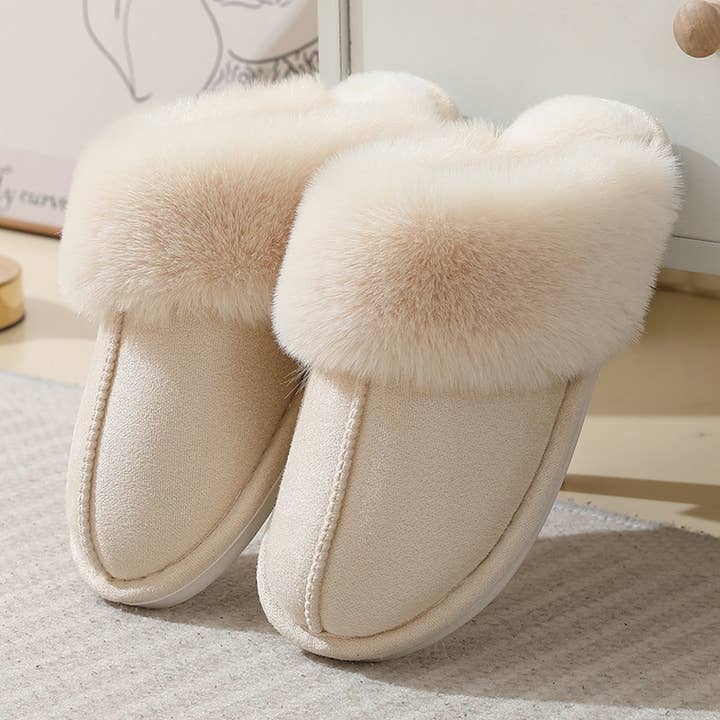 ACCITY - Wholesale Slippers - Women's - Fluffy Cozy Warm Soft House Slippers_CWSHS0253