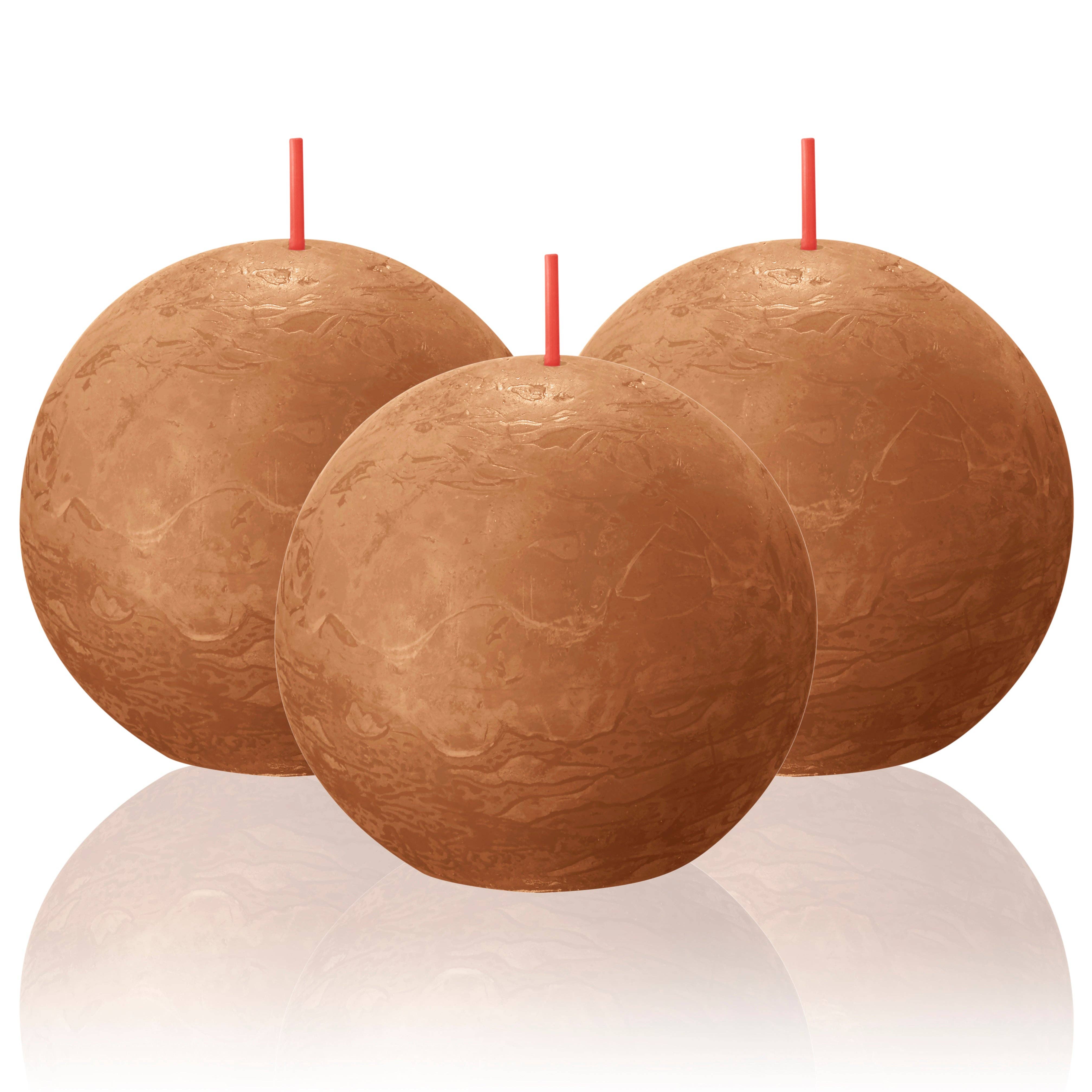 BOLSIUS – Velas de decoração por atacado – 6 Velas rústicas 3" - Inperfuted - Natural - Eco-Friendly - Cera Plant-Based - **Vendido Individualmente24