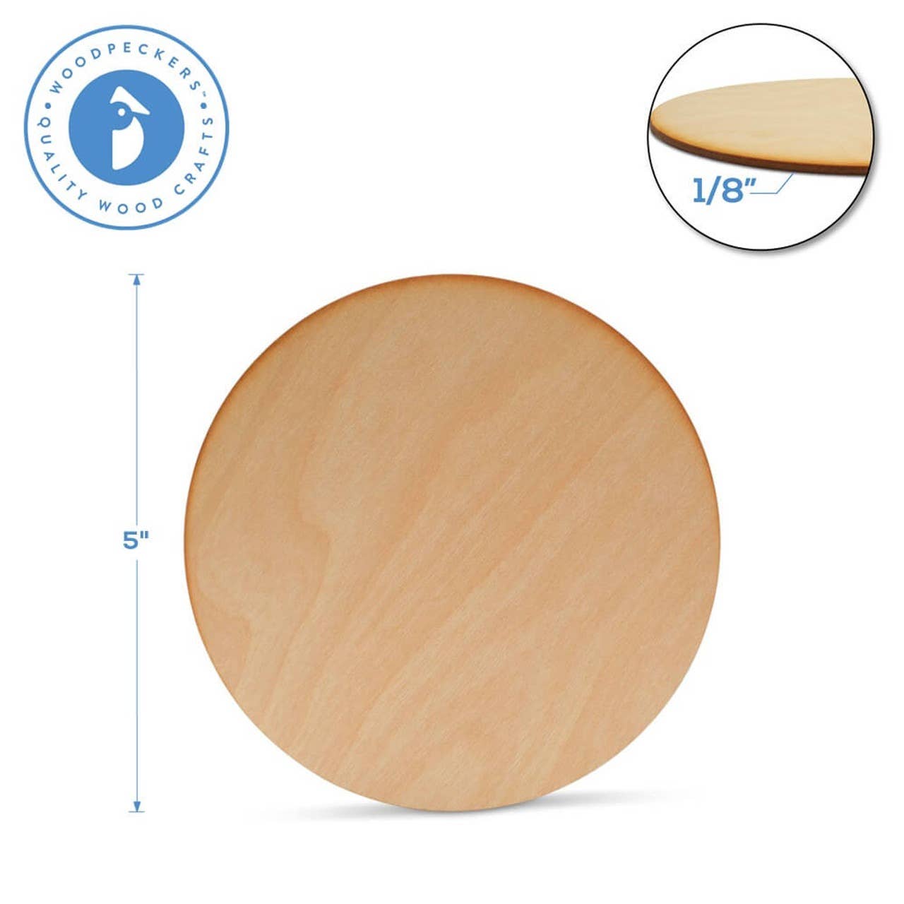 Woodpeckers Crafts - Wholesale Cutouts - Laser Cut Plywood Circles13
