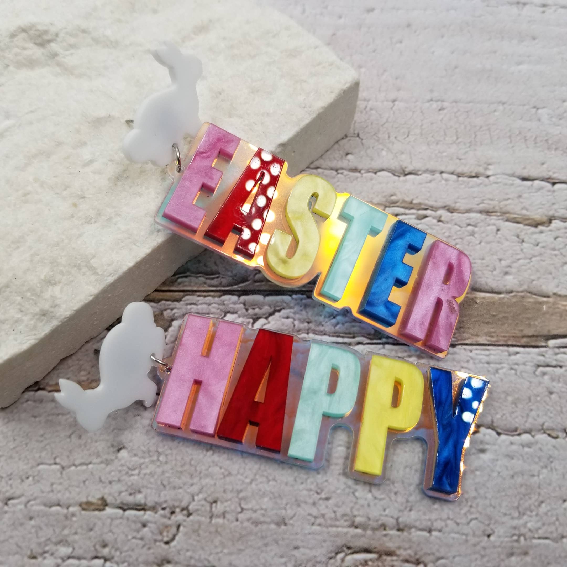 Treasure Wholesale - Wholesale Dangle Earrings - HAPPY EASTER Earrings1