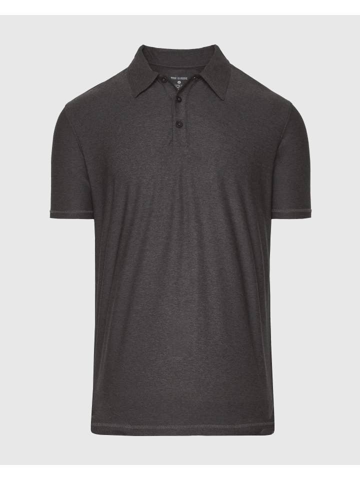 True Classic - Wholesale Polo - Men's - Short Sleeve Shirt | Active | Polo | Dark Heather Tempest