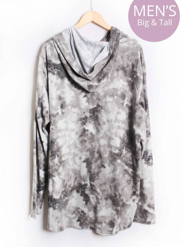 Good Stuff Apparel - Wholesale Hoodie - Men's - Men's Big & Tall Long Sleeves Tie Dye Hoodie Sweater