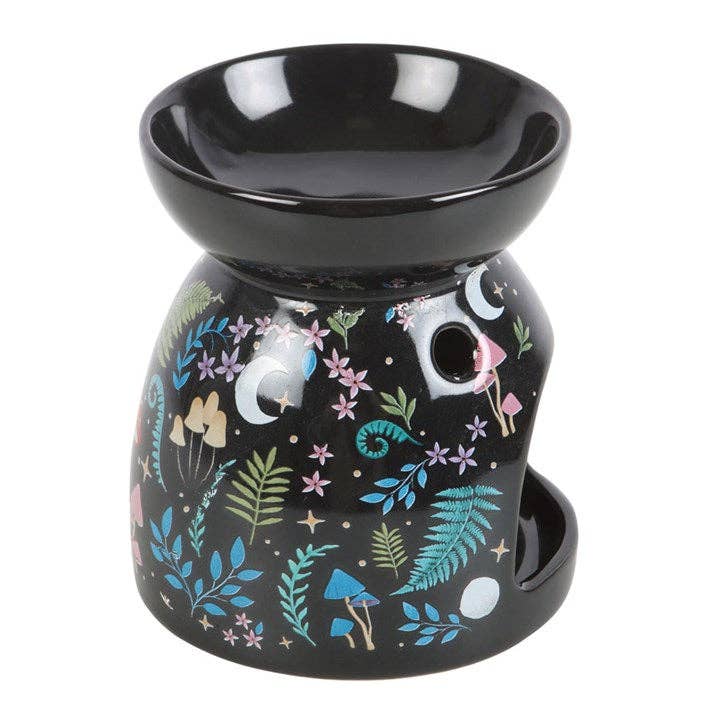 Something Different Wholesale - Wholesale Oil Warmer - Dark Forest Print Oil Burner