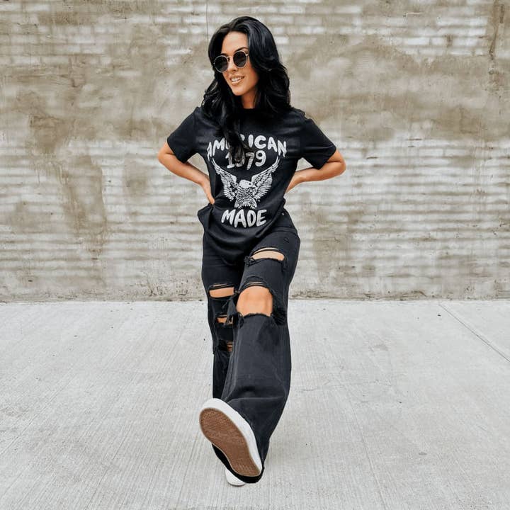 American Made Tee for wholesale by Mountain Moverz