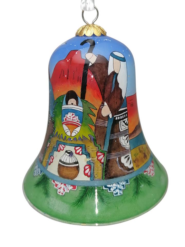 Nativity Bell Ornament for wholesale by Zhen Zhu Inc.