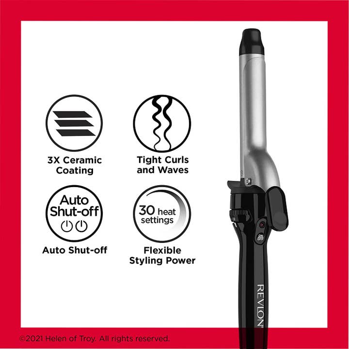 iTech361 - Wholesale Curling Iron/Wand - Revlon Perfect Heat Triple Ceramic Curling Iron (1 in)