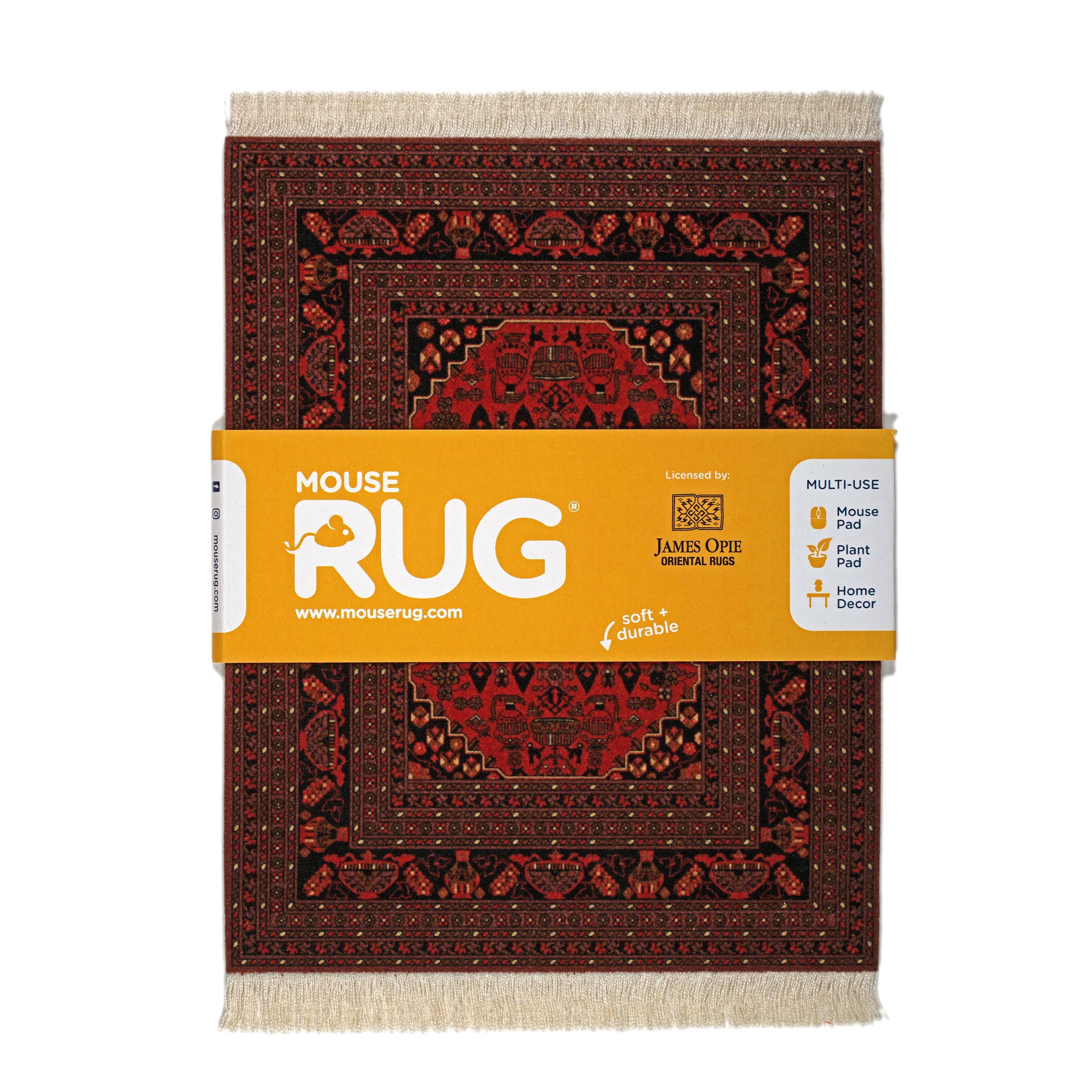 Mouse Rug - Wholesale Mousepad/Trackpad - Antique Red Afghan MouseRug5