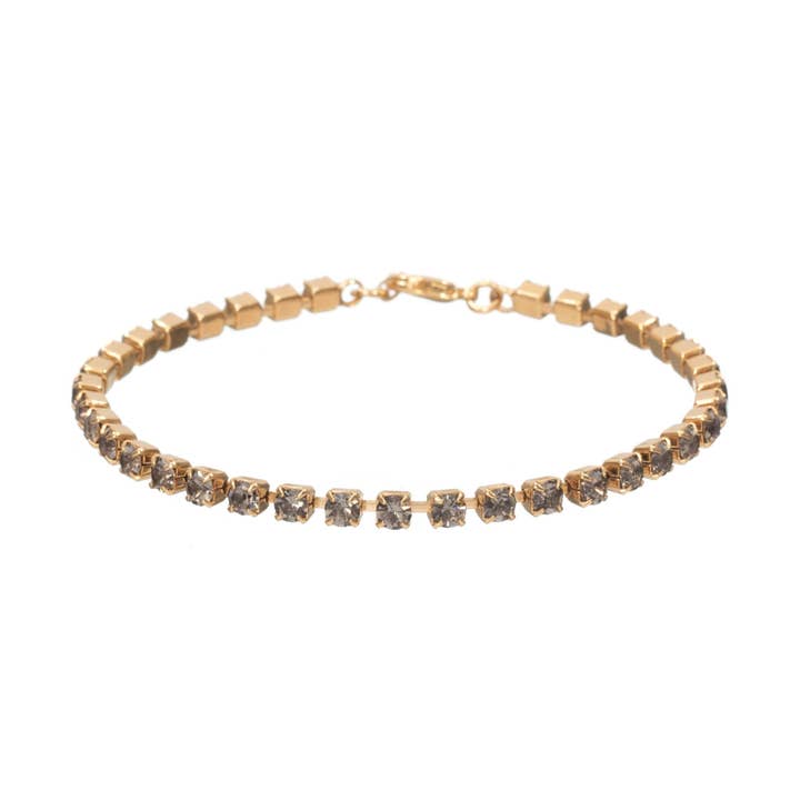 Mini enkelbandje - Black Diamond voor wholesale door Coravana Jewelry