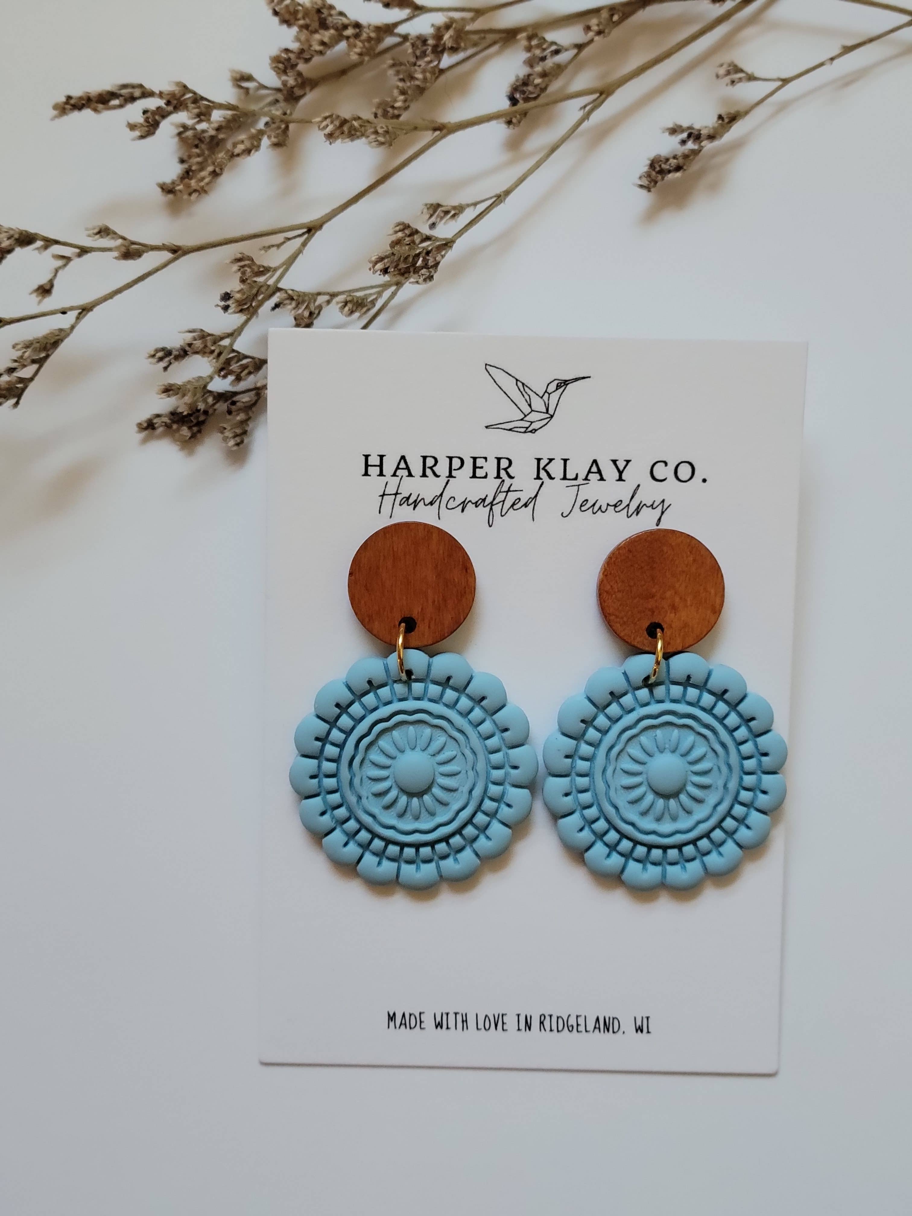 Harper Klay Co - Wholesale Dangle Earrings - The Mandala Set- Polymer Clay Dangle Earrings1