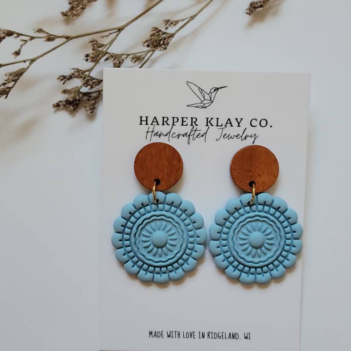 Harper Klay Co - Wholesale Dangle Earrings - The Mandala Set- Polymer Clay Dangle Earrings1