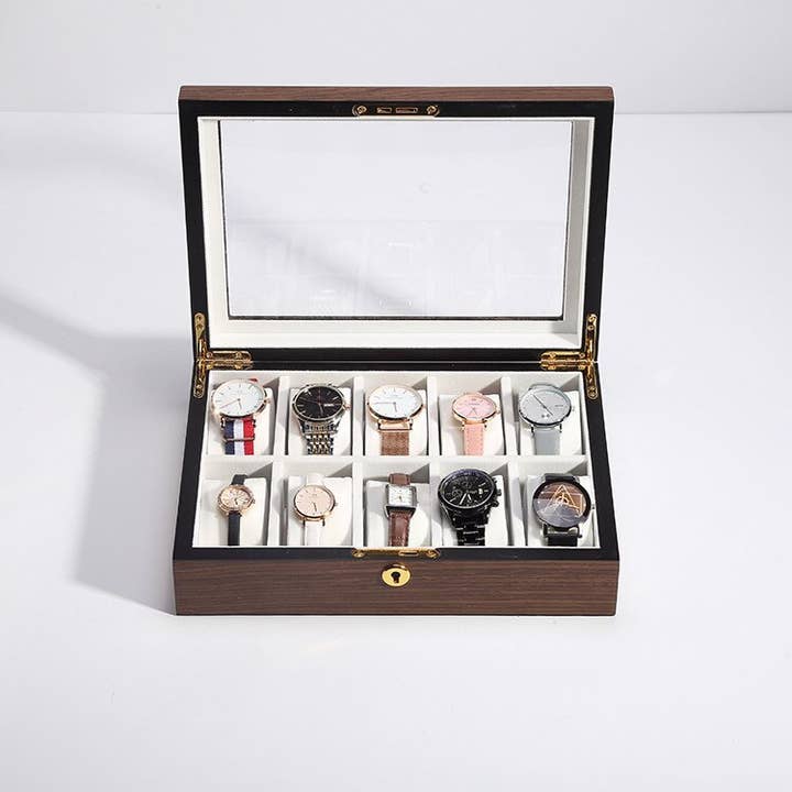 Royaume de la Boîte – wholesale Jewellery box/organiser – Precious Wood Watch Box - Walnut