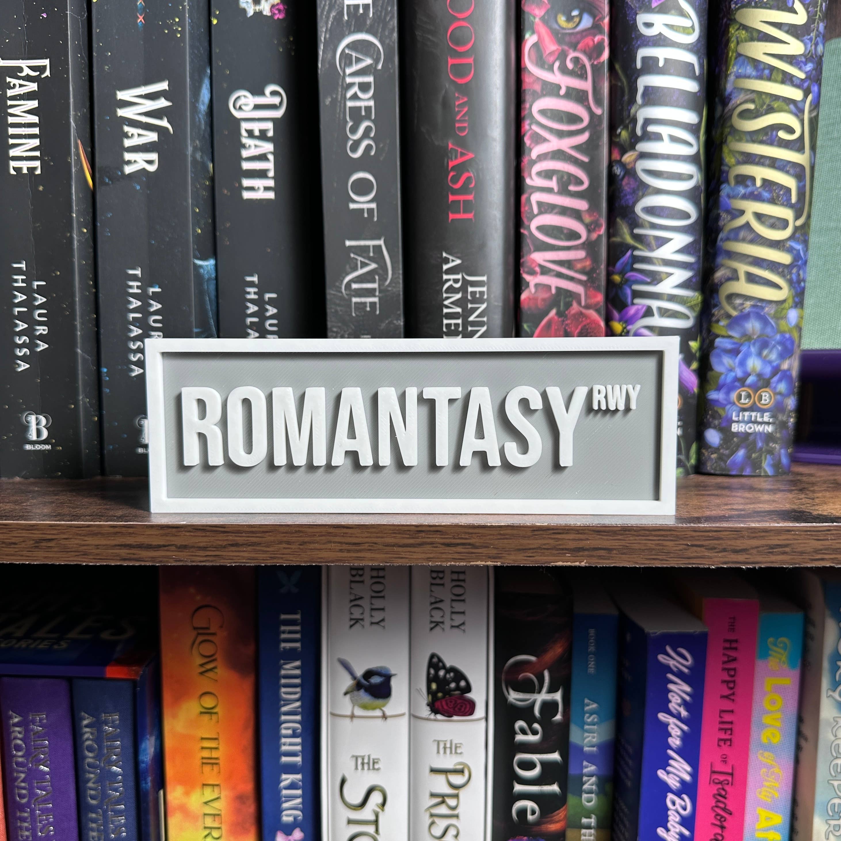 The Crafted Nook - Wholesale Sign - Romantasy Street Sign | Bookshelf Decor5